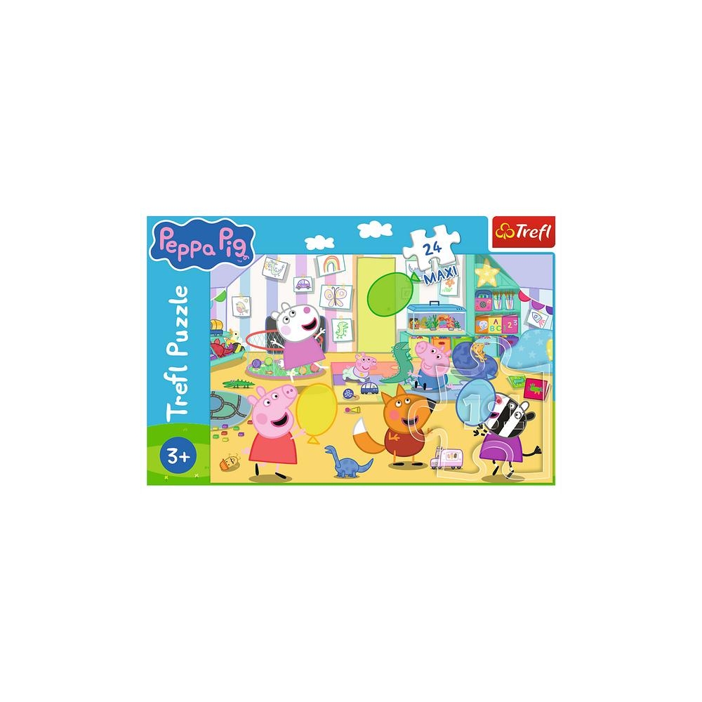 Puzzle - 24 Maxi - Piękna Peppa - Świnka Peppa - Trefl 14367