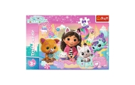Puzzle - 24 Maxi - Koci Świat Gabby - Koci Domek Gabi - Trefl 14381