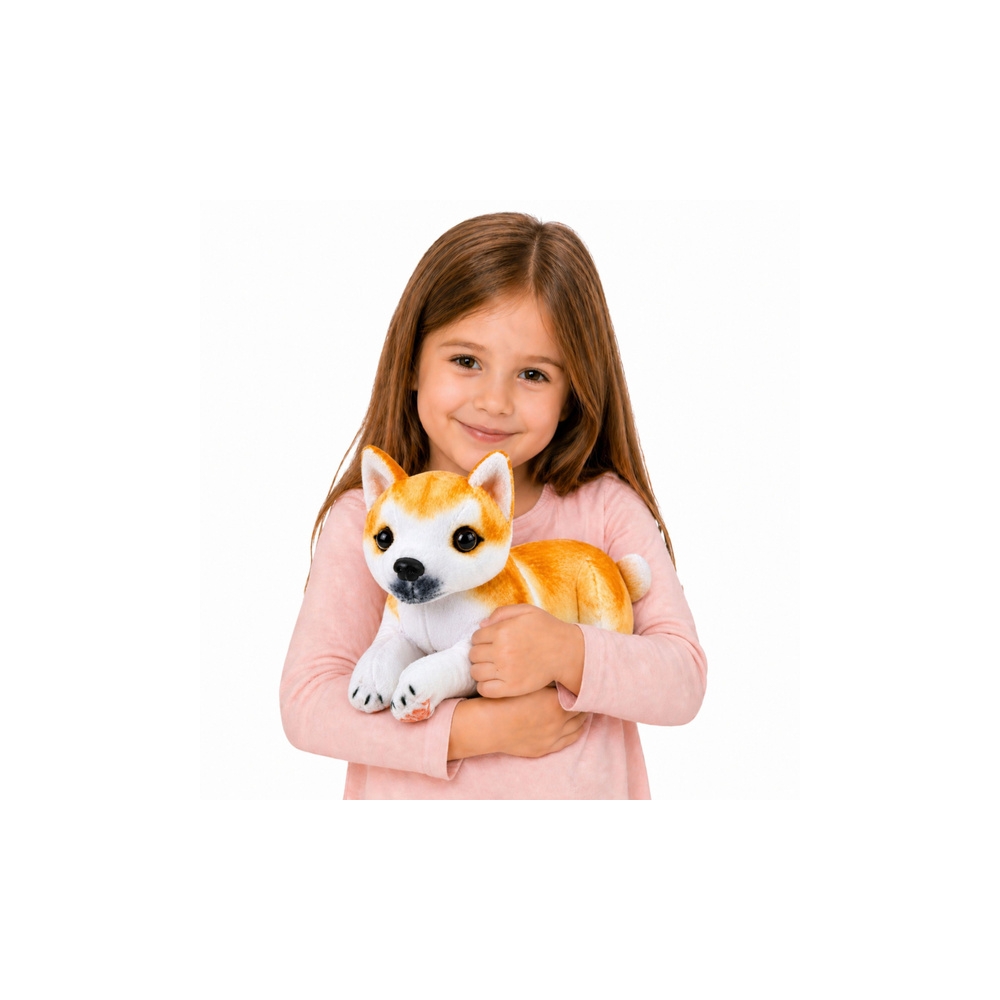 Pluszowy Piesek Shiba Inu Przytulanka Maskotka Pluszak Pies Miękki 25 cm