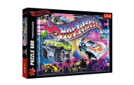 Dėlionė – 500 dalių – „Hot Wheels“: 80-ieji – „Trefl“ 37538-Žaislai, Dėlionės, Dėlionės nuo 500 detalių-e-vaikas