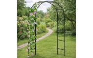 Pergola Ogrodowa Metalowa Na Rośliny Podpora Do Pnączy Łuk 240x140 cm