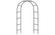 Pergola Ogrodowa Metalowa Na Rośliny Podpora Do Pnączy Łuk 240x140 cm