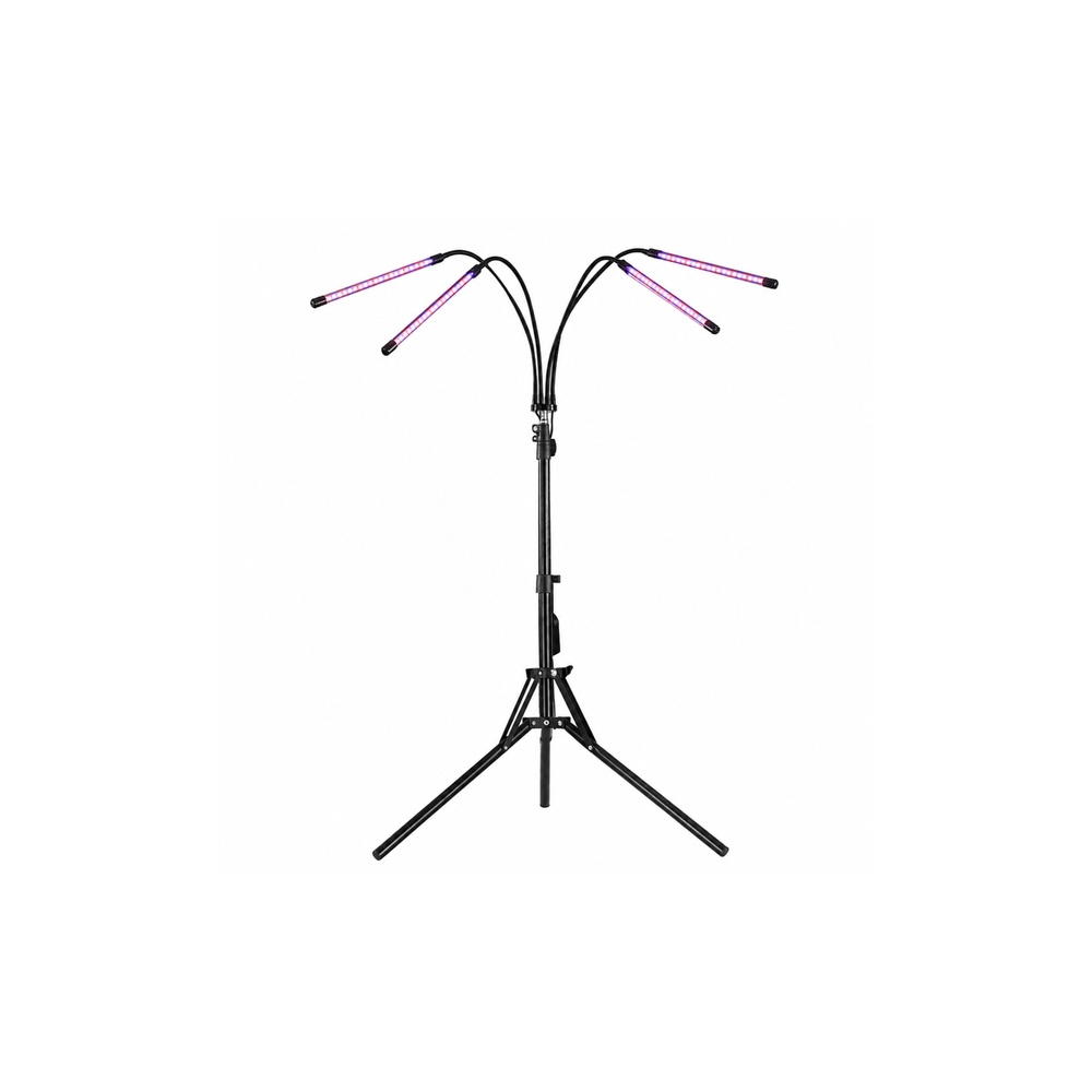 Lampa LED Do Wzrostu Uprawy I Doświetlania Roślin Statyw 4 Panele Pilot