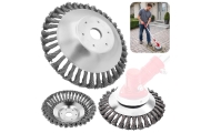 Vielinis žoliapjovės šepetėlis, susuktas pynimas, 150 mm / 25,4 mm-Namai, laisvalaikis, turizmas, Sodas - daržas-e-vaikas