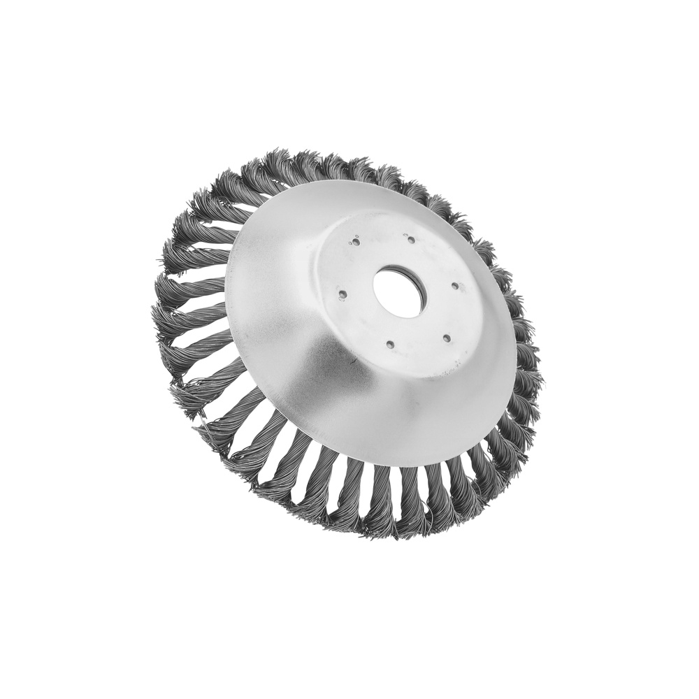 Vielinis žoliapjovės šepetėlis, susuktas pynimas, 150 mm / 25,4 mm-Namai, laisvalaikis, turizmas, Sodas - daržas-e-vaikas