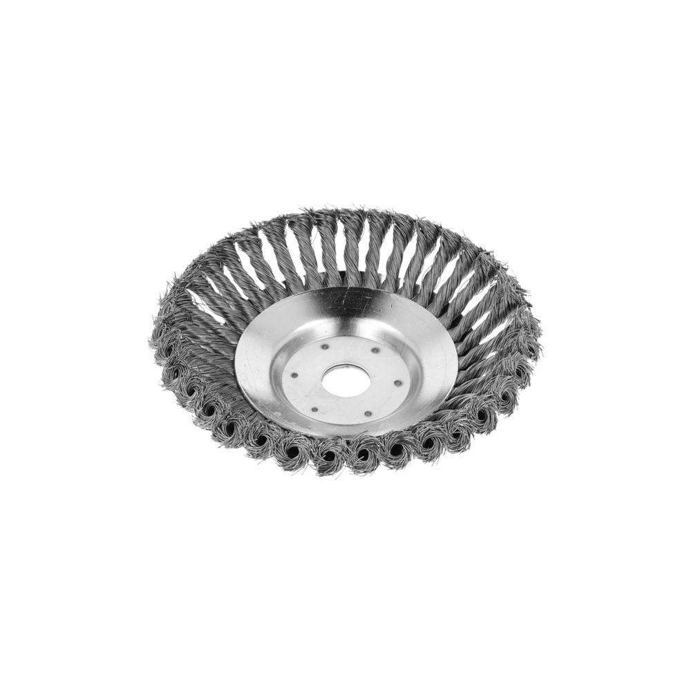 Vielinis žoliapjovės šepetėlis, susuktas pynimas, 150 mm / 25,4 mm-Namai, laisvalaikis, turizmas, Sodas - daržas-e-vaikas