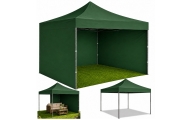 Namiot Ogrodowy Ekspresowy Pawilon Handlowy Cateringowy Zielony 3x3M