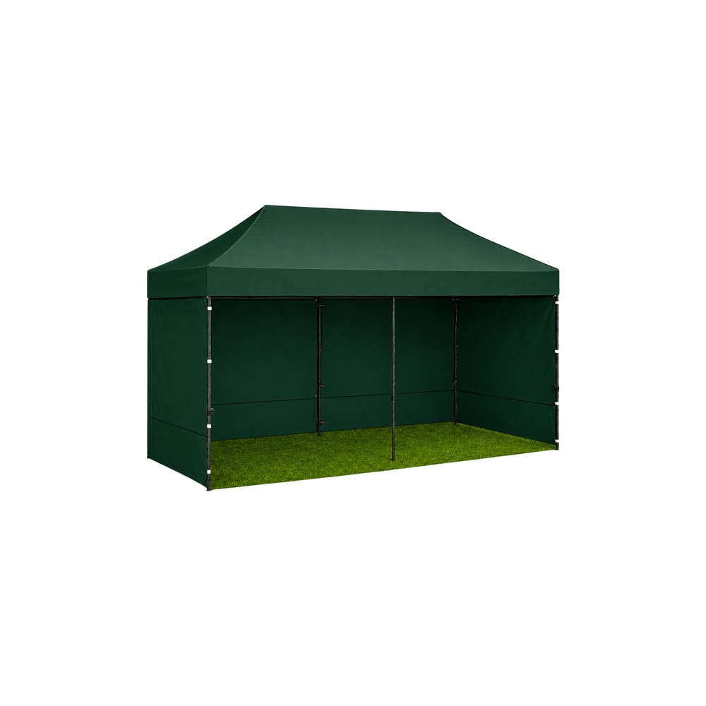 Namiot Ekspresowy Ogrodowy Cateringowy Pawilon Handlowy Zielony 3x6 M