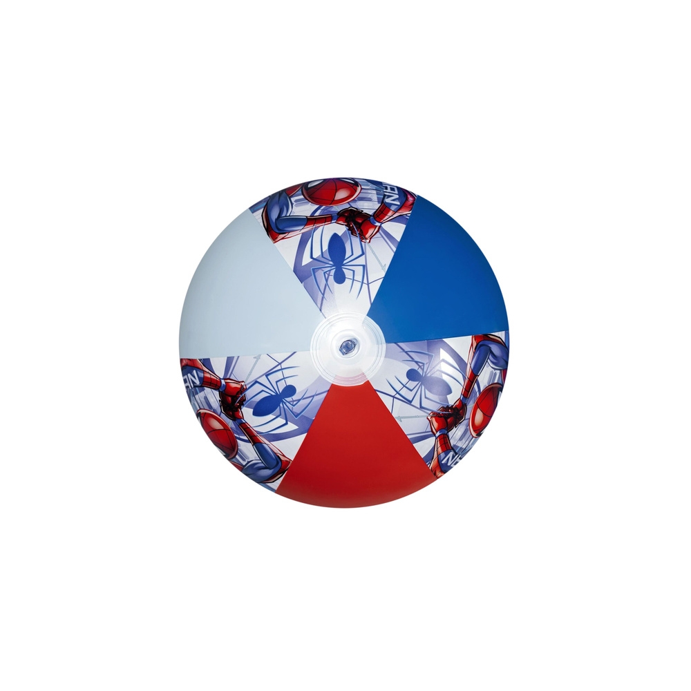 Pripučiamas paplūdimio kamuolys Marvel Spider-Man, 51 cm, Bestway 98002-Žaislai, Lauko žaislai, Pripučiami ratai, žaislai, čiuži