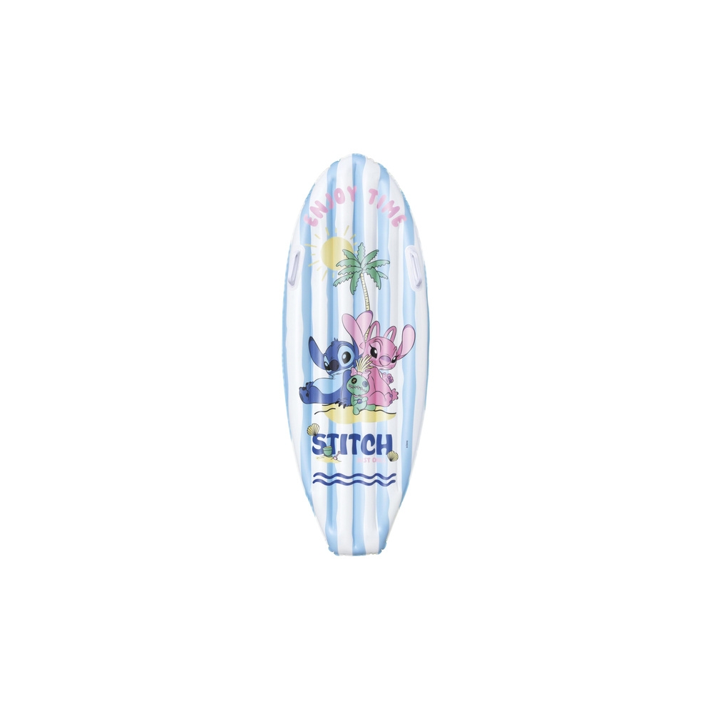 Pripučiama banglentė Surf Rider Disney Stitch Bestway 9104V, 114 cm-Žaislai, Lauko žaislai, Pripučiami ratai, žaislai, čiužiniai