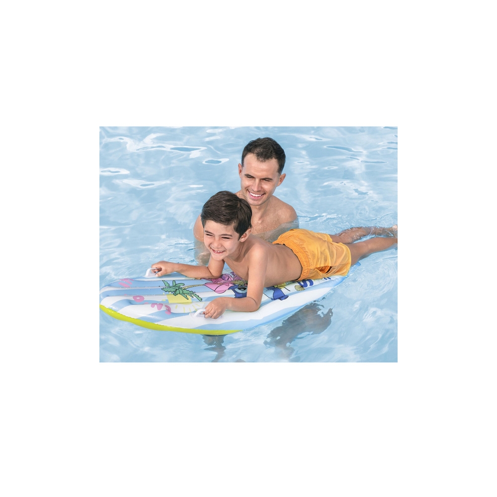 Pripučiama banglentė Surf Rider Disney Stitch Bestway 9104V, 114 cm-Žaislai, Lauko žaislai, Pripučiami ratai, žaislai, čiužiniai