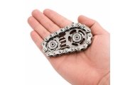 Fidget Spinner Łańcuch Zębatki Antystresowy Stal Nierdzewna Srebrny