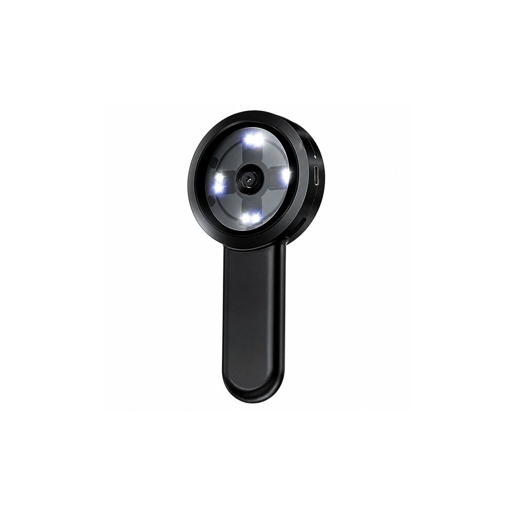 Przenośny Mikroskop Cyfrowy Ręczny Kamera HD 100x Ekran IPS 8 Diod LED