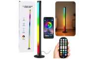 Lampa Podłogowa LED Narożna Stojąca RGB Tryb Muzyczny Aplikacja Pilot 90cm
