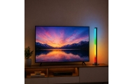 Lampa Podłogowa LED Narożna Stojąca RGB Tryb Muzyczny Aplikacja Pilot 90cm