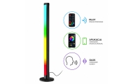 Lampa Podłogowa LED Narożna Stojąca RGB Tryb Muzyczny Aplikacja Pilot 90cm
