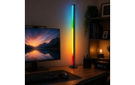 Lampa Podłogowa LED Narożna Stojąca RGB Tryb Muzyczny Aplikacja Pilot 90cm