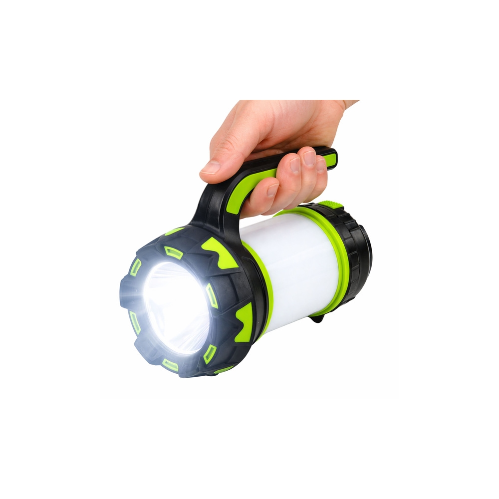 Latarka Lampa LED 2W1 Kempingowa Turystyczna Akumulatorowa Wielofunkcyjna