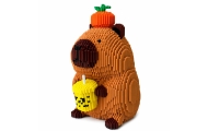 Klocki Konstrukcyjne Kapibara Shake Jabłko 3D Duża Figurka 3900 el. 25cm