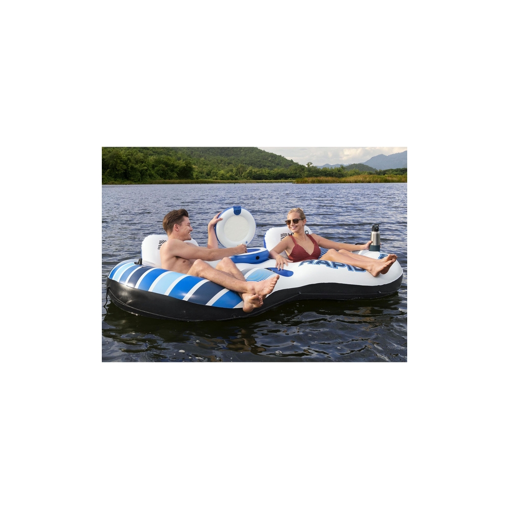 Materac Dmuchany 2 Osobowy z Chłodziarką Rapid Rider II Bestway 43113