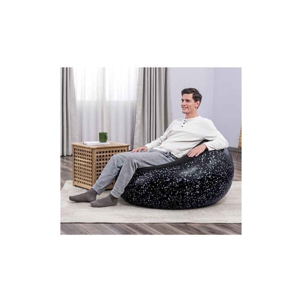 Pripučiamas fotelis Inflate A Chair Bestway 75153, juodas-Vaiko kambariui, Namai, laisvalaikis, turizmas, Pripučiami čiužiniai i