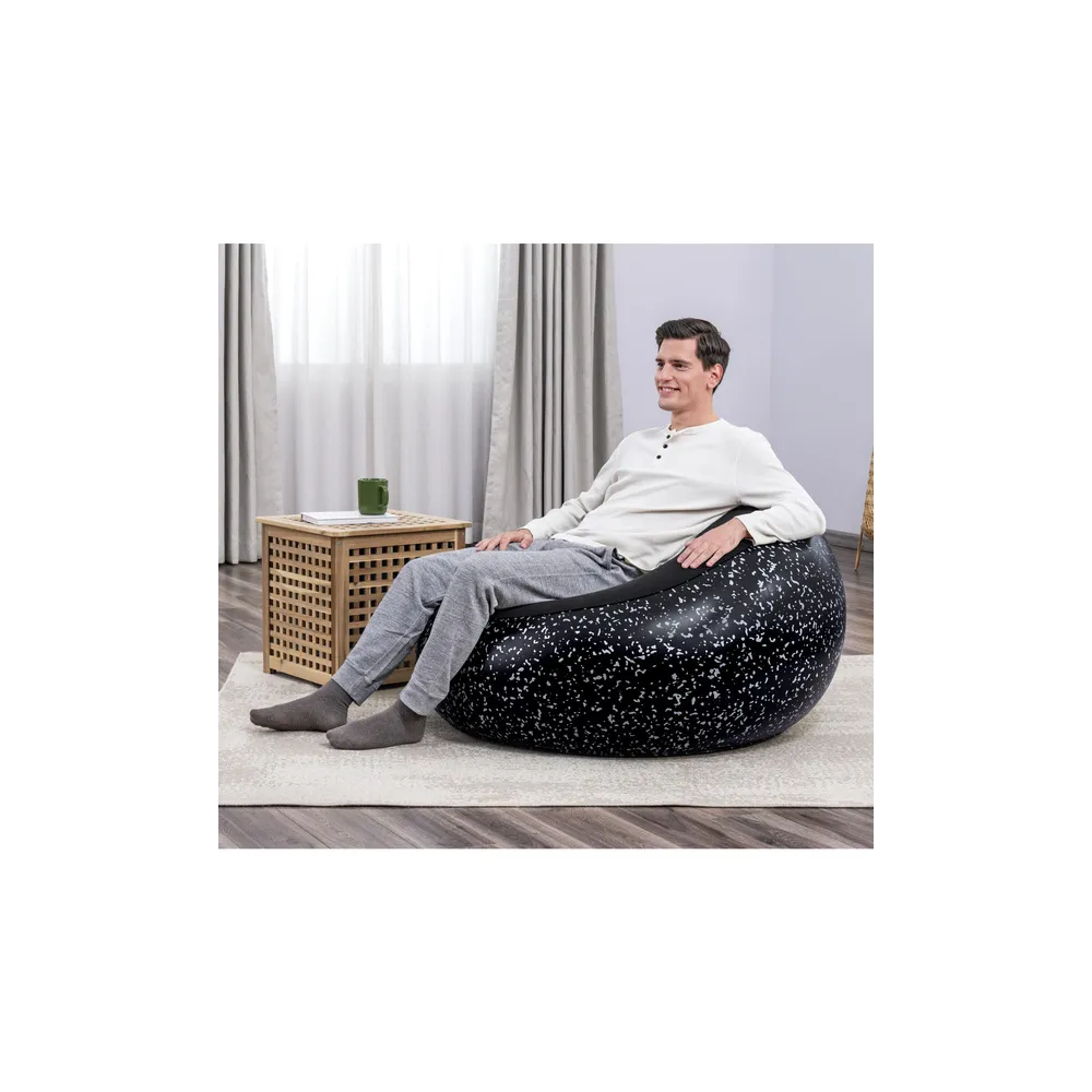 Pripučiamas fotelis Inflate A Chair Bestway 75153, juodas-Vaiko kambariui, Namai, laisvalaikis, turizmas, Pripučiami čiužiniai i