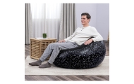 Fotel Dmuchany Siedzisko Czarny Inflate A Chair Bestway 75153