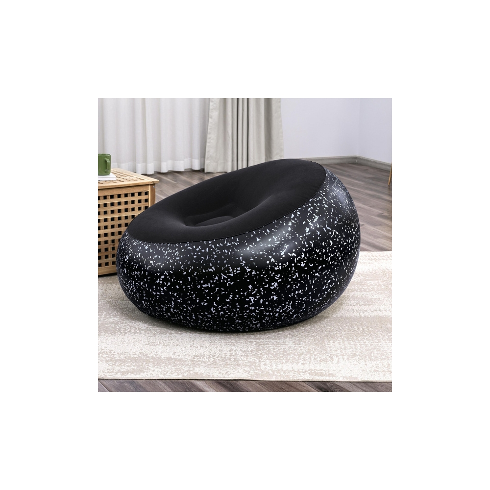Fotel Dmuchany Siedzisko Czarny Inflate A Chair Bestway 75153