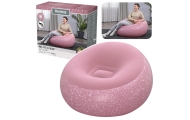 Fotel Dmuchany Siedzisko Różowy Inflate A Chair Bestway 75155