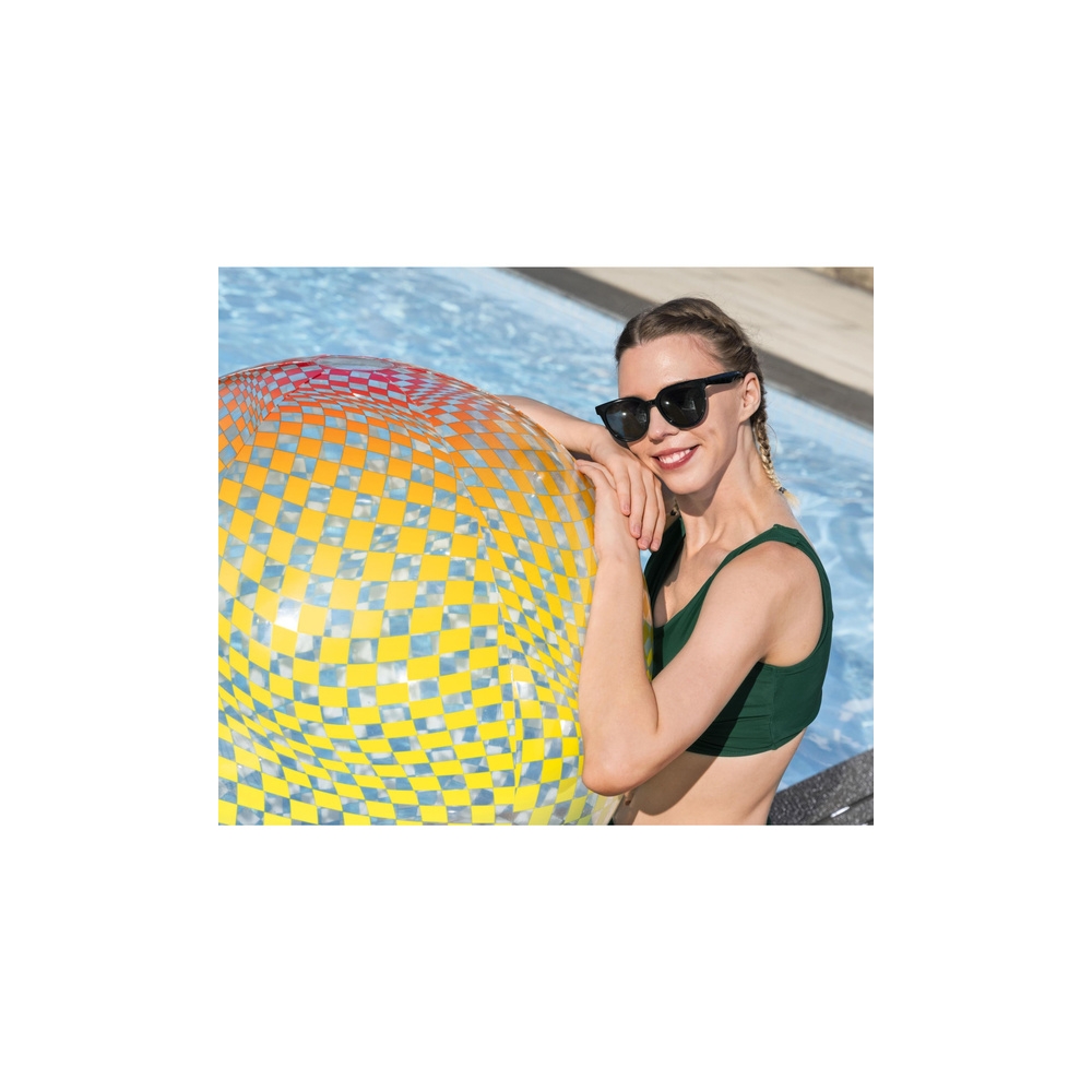 Didelis pripučiamas paplūdimio kamuolys Colorsphere Bestway, 107 cm, 31152-Žaislai, Lauko žaislai, Pripučiami ratai, žaislai, či