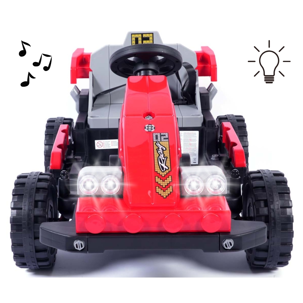 Elektromobilis Prime 2w1, Red-Elektromobiliai vaikams, Mašinos-e-vaikas