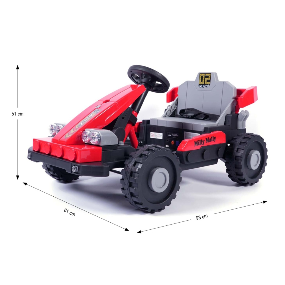 Elektromobilis Prime 2w1, Red-Elektromobiliai vaikams, Mašinos-e-vaikas