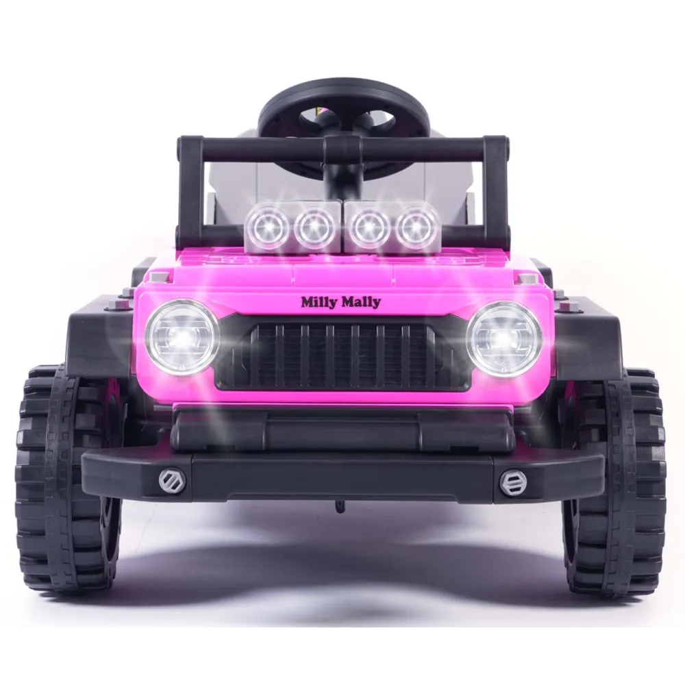 Elektromobilis Prime 2w1, Pink-Elektromobiliai vaikams, Mašinos-e-vaikas