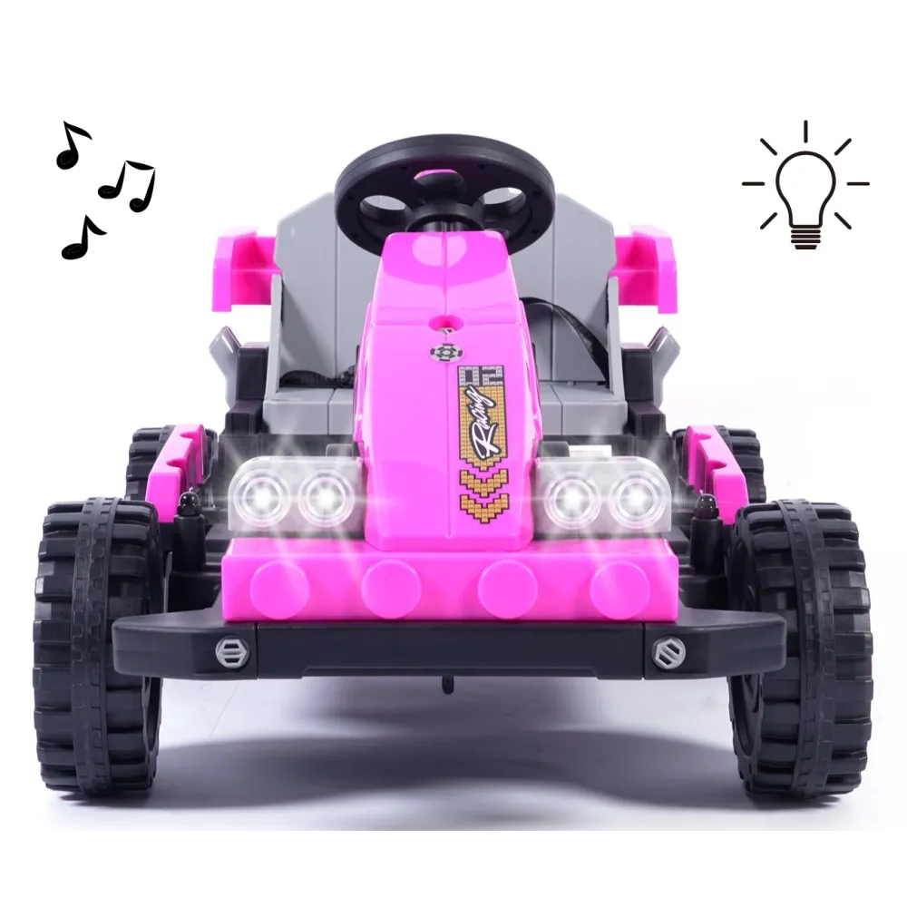 Elektromobilis Prime 2w1, Pink-Elektromobiliai vaikams, Mašinos-e-vaikas