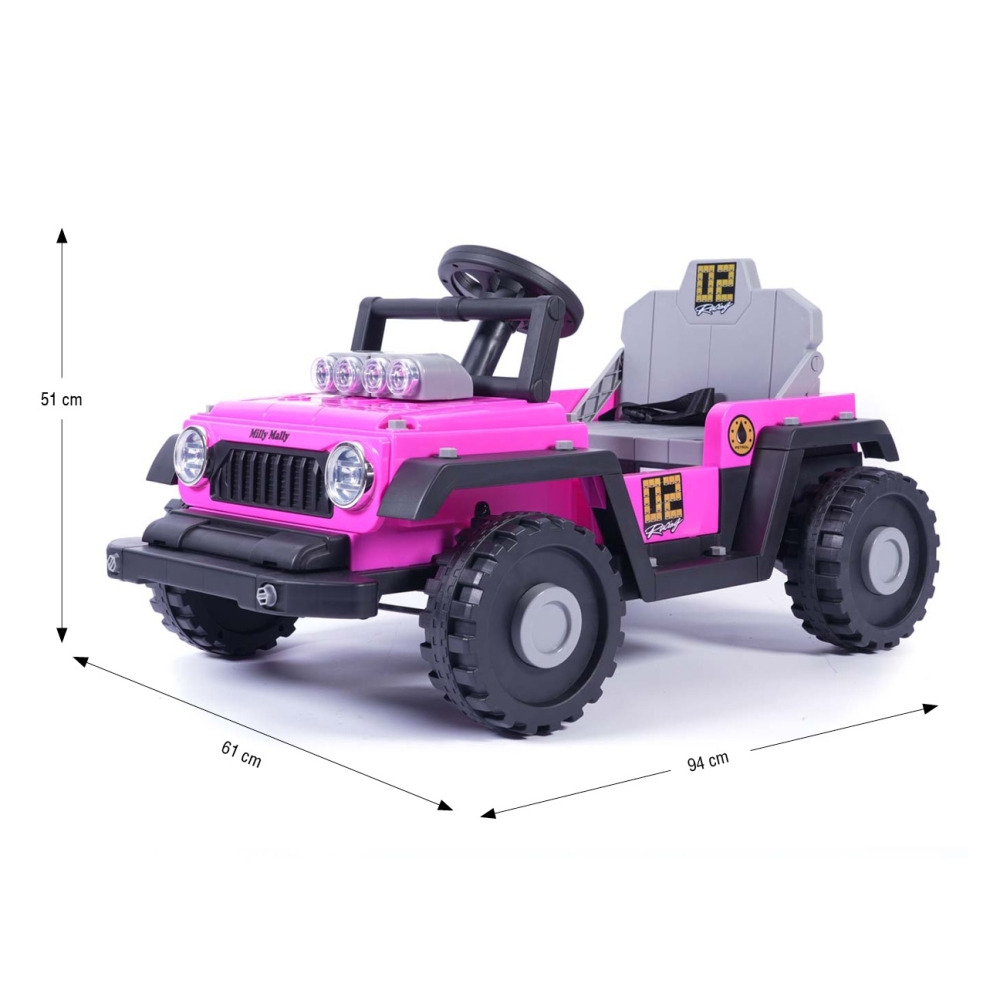 Elektromobilis Prime 2w1, Pink-Elektromobiliai vaikams, Mašinos-e-vaikas