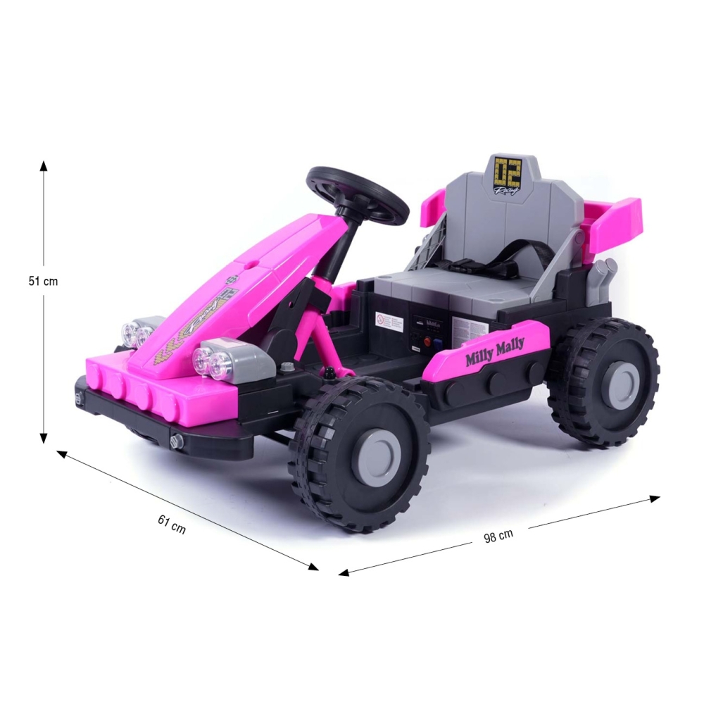 Elektromobilis Prime 2w1, Pink-Elektromobiliai vaikams, Mašinos-e-vaikas