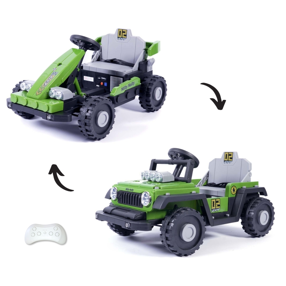 Pojazd na akumulator Prime 2w1 Green