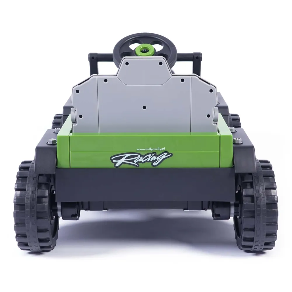 Elektromobilis Prime 2w1, Green-Elektromobiliai vaikams, Mašinos-e-vaikas