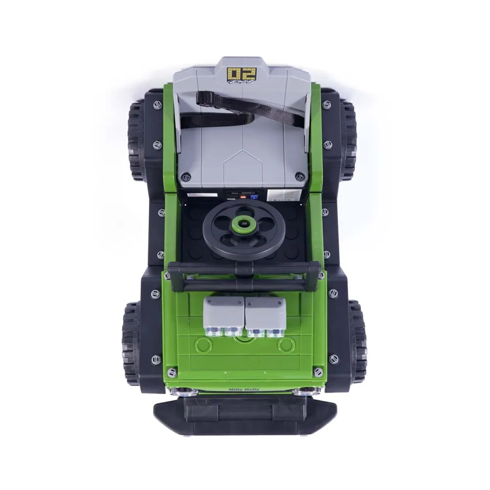 Elektromobilis Prime 2w1, Green-Elektromobiliai vaikams, Mašinos-e-vaikas