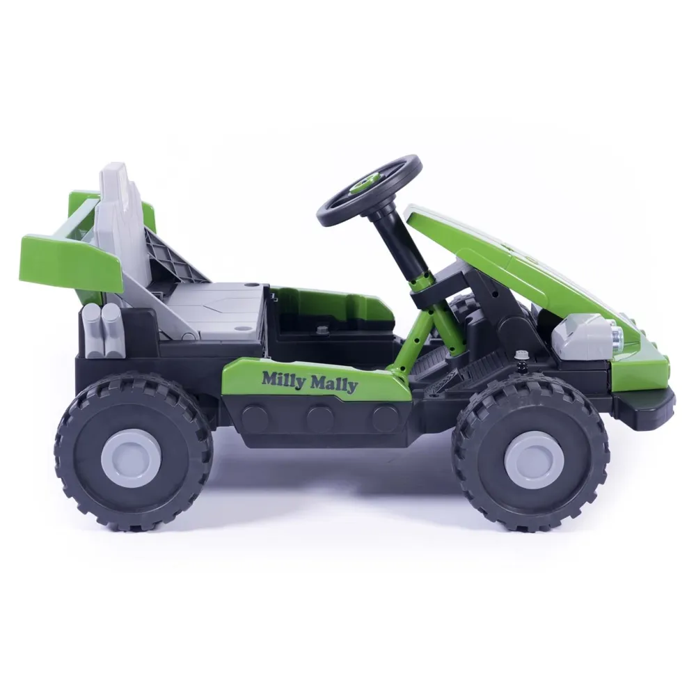 Elektromobilis Prime 2w1, Green-Elektromobiliai vaikams, Mašinos-e-vaikas