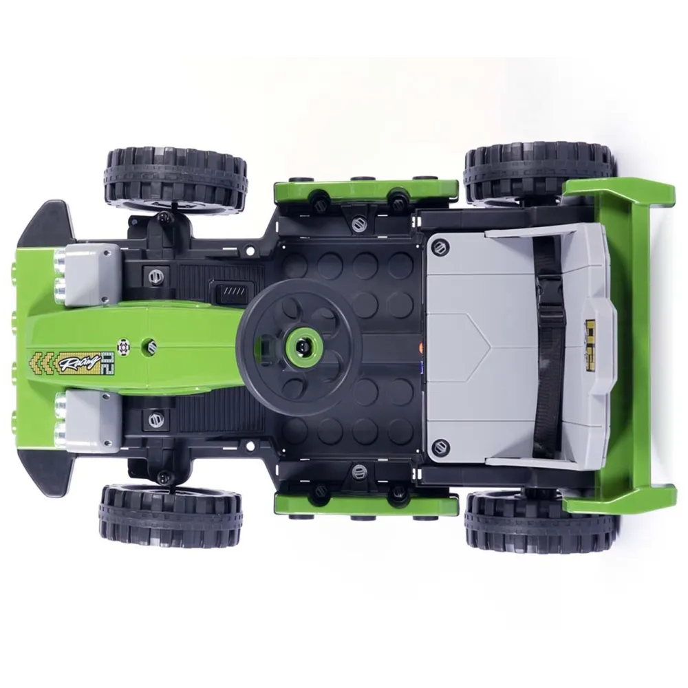 Elektromobilis Prime 2w1, Green-Elektromobiliai vaikams, Mašinos-e-vaikas