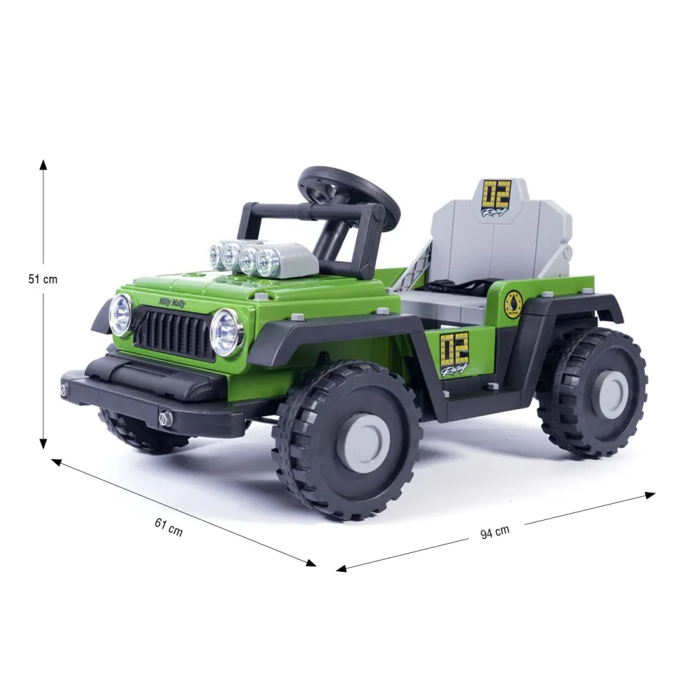 Elektromobilis Prime 2w1, Green-Elektromobiliai vaikams, Mašinos-e-vaikas