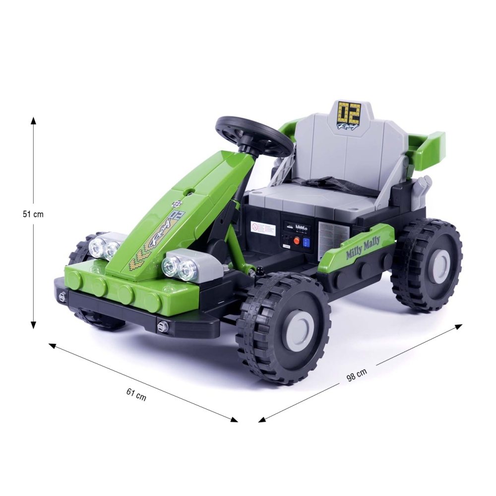 Pojazd na akumulator Prime 2w1 Green