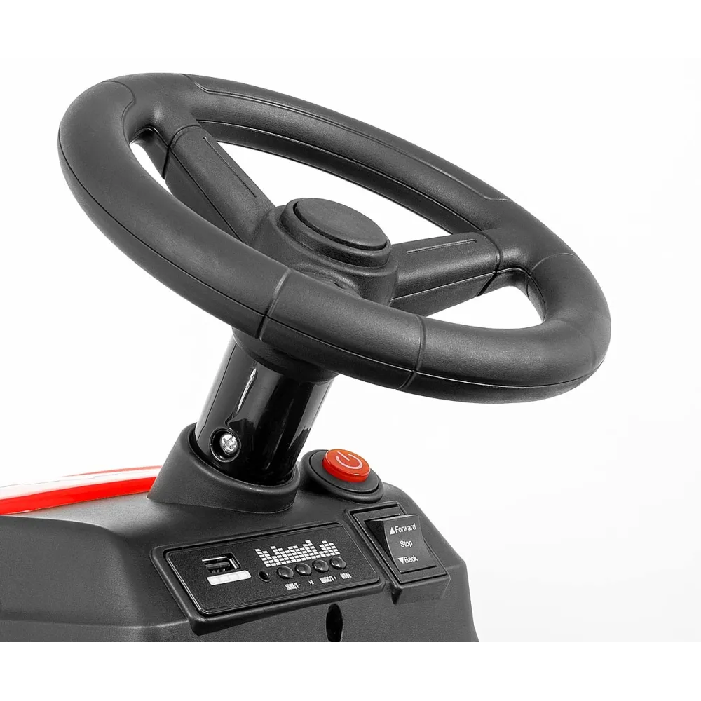 Elektrinis traktorius Rolly, Red-Elektromobiliai vaikams, Traktoriai-e-vaikas