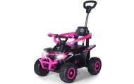 Elektrinis keturratis su rankena Star ATV, Pink-Elektromobiliai vaikams, Keturračiai ir bagiai-e-vaikas