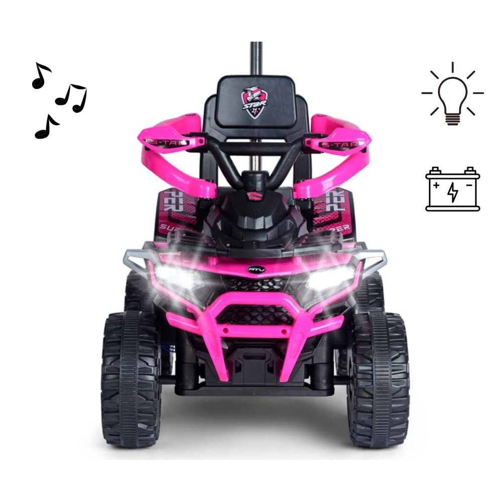 Pojazd na akumulator Star ATV Pink