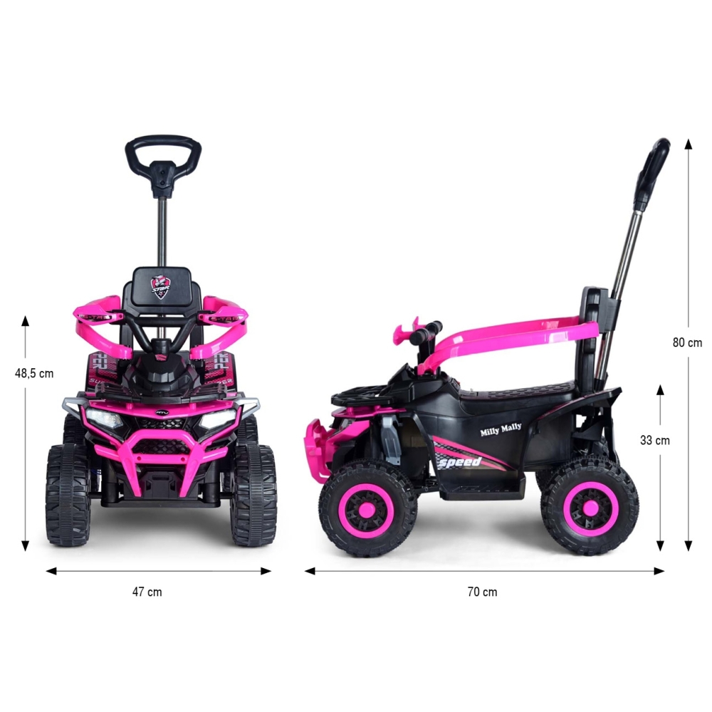 Pojazd na akumulator Star ATV Pink