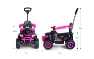 Pojazd na akumulator Star ATV Pink