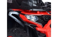 Elektrinis keturratis su rankena Star ATV, Red-Elektromobiliai vaikams, Keturračiai ir bagiai-e-vaikas
