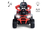 Elektrinis keturratis su rankena Star ATV, Red-Elektromobiliai vaikams, Keturračiai ir bagiai-e-vaikas